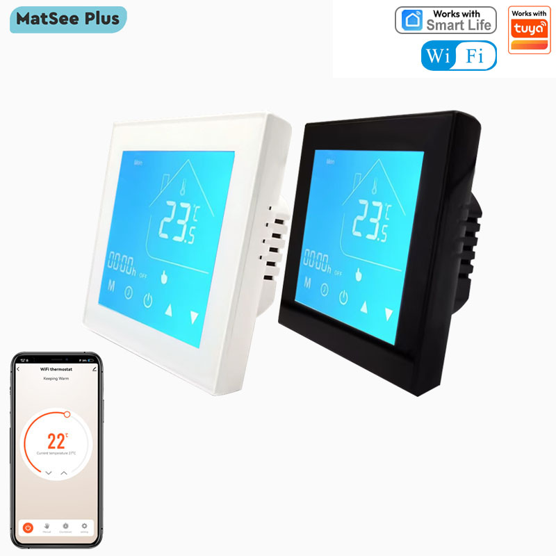 Smart Home Plus - Intelligenter WLAN-Thermostat für Heizung, Wasser/Gas-Kessel, Elektrische