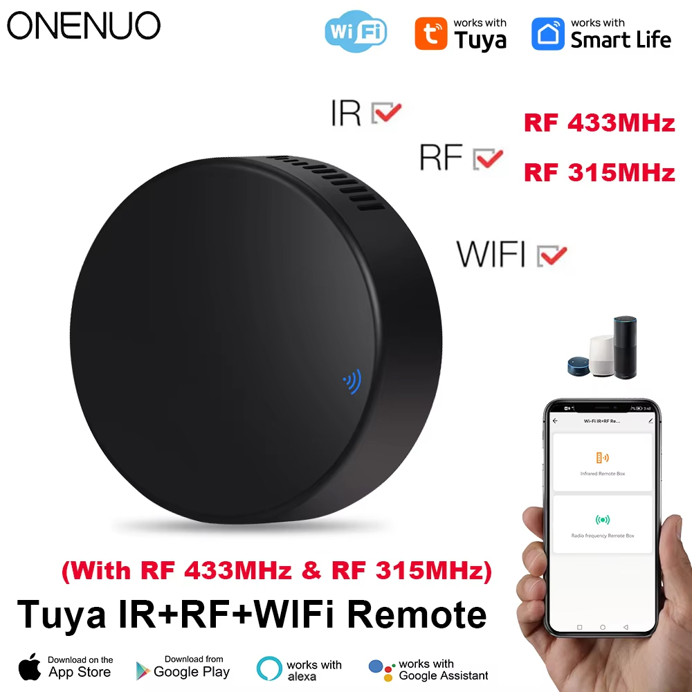 Universal Remote Smart Home - Tuya WiFi RF IR-Fernbedienung 433 MHz/315
