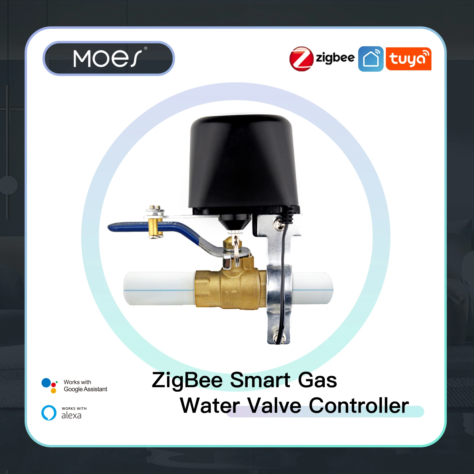 Smart Home Plus - MOES ZigBee 3.0 Smart Gas Wasserventil