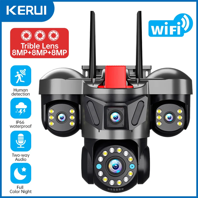 Smart Home Camera Ezviz - KERUI 12K 24MP Outdoor WiFi Kamera