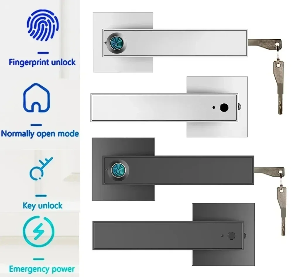 Smart Home Door Lock - Neues intelligentes Türschloss mit Bluetooth-kompatibler Tuya-App,