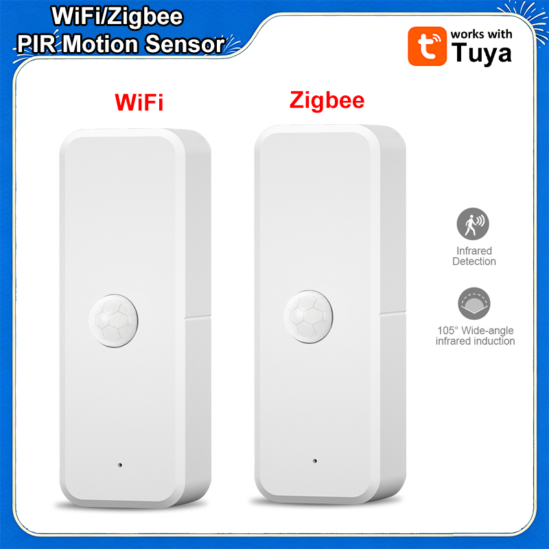 Smart Home Wiser - Tuya WiFi/Zigbee Infrarot-Bewegungsmelder PIR-Bewegungssensor Sicherheits-Smart-Life-App Fernbedienung