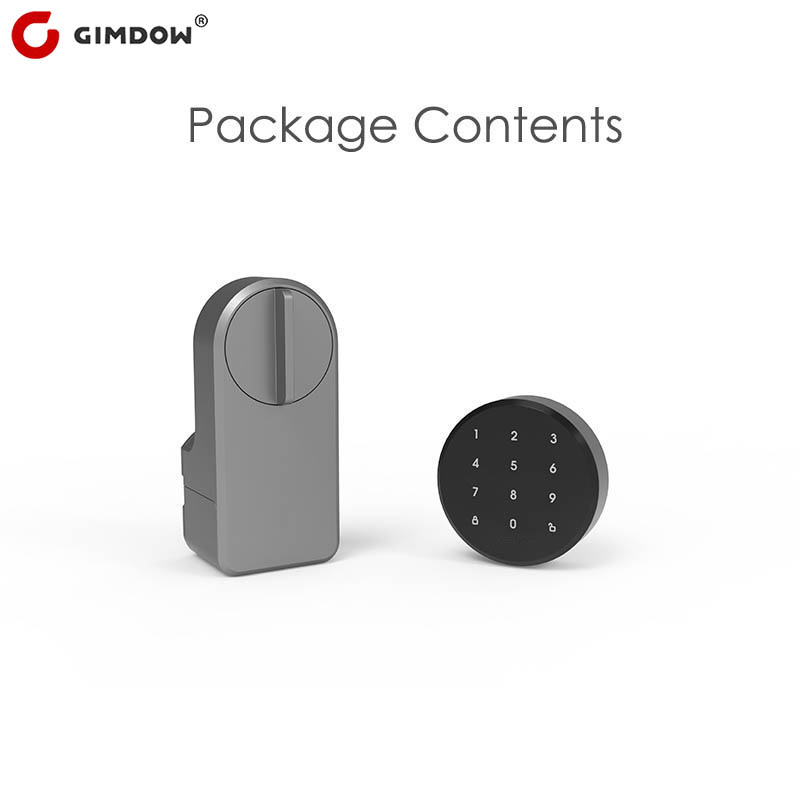 Smart Home Door Lock - Tuya Smart Digitales Türschloss GIMDOW Passwortschloss