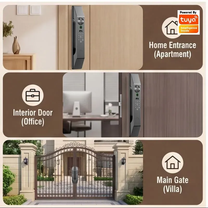Mehrsprachiges Gesichtserkennu – Smart Home Door Lock Bewertung und Preis