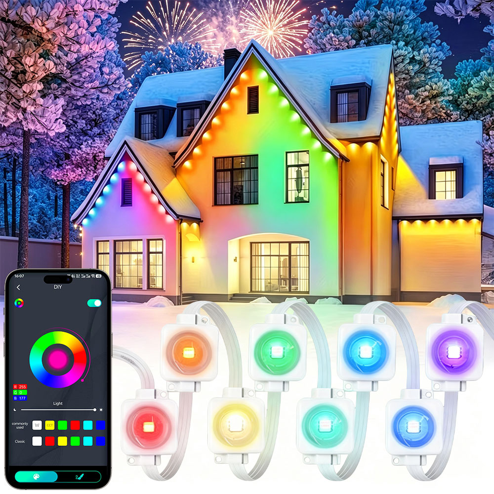 150FT 90LED Smart RGBIC Perman – Smart Home Yellow Bewertung und Preis
