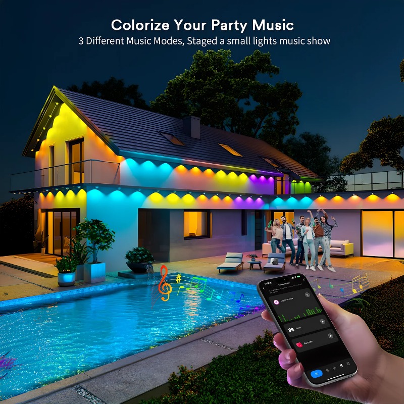 150FT 90LED Smart RGBIC Perman – Smart Home Yellow Bewertung und Preis