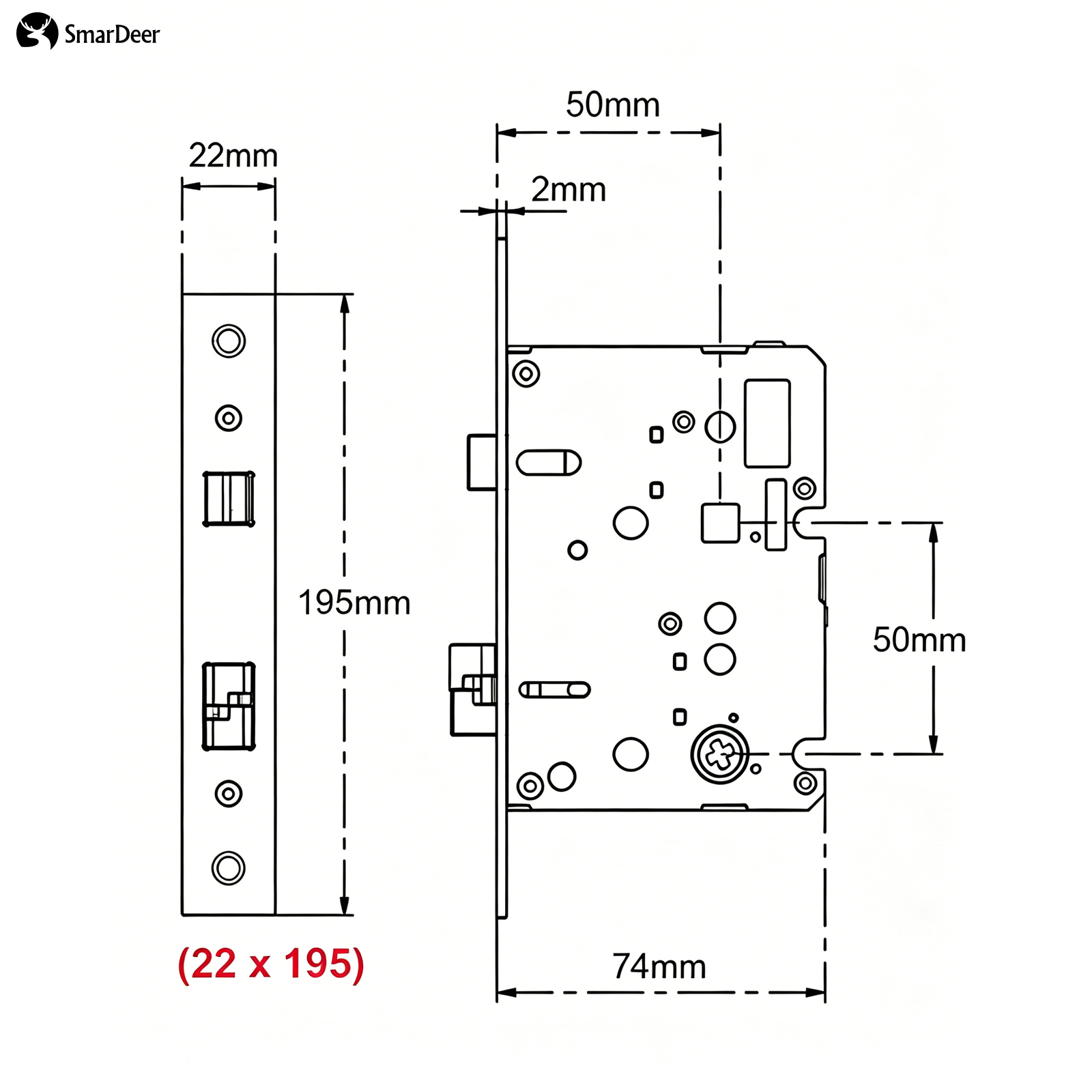 Adaptiver Elektronischer Schlo – Smart Home Door Lock Bewertung und Preis