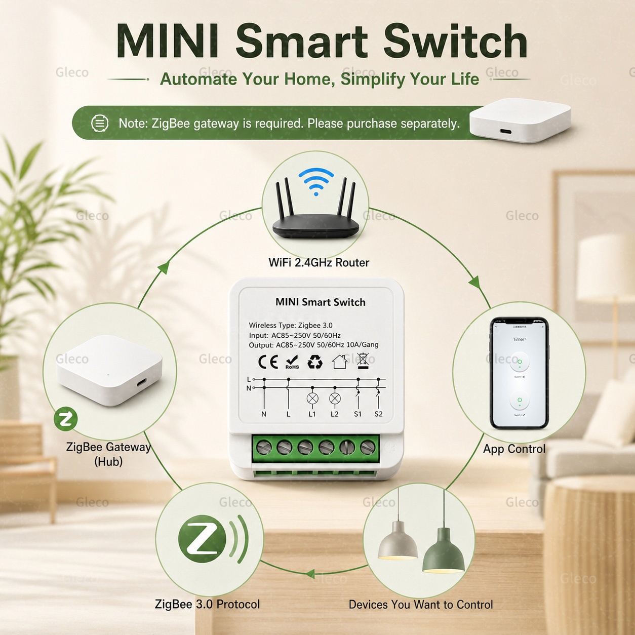 Zigbee Tuya Smart Switch Smart – Smart Home Hub 2 Bewertung und Preis
