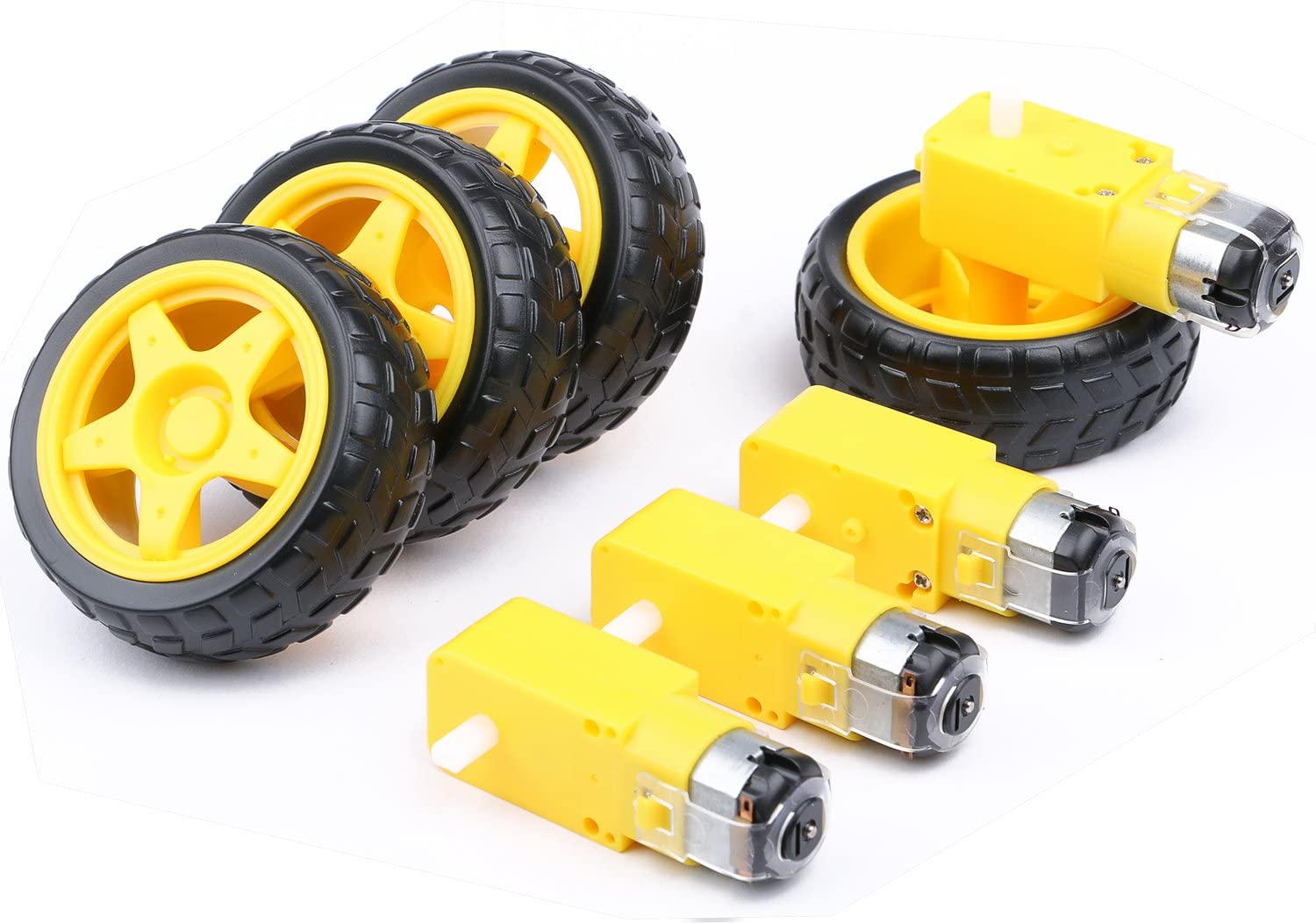 4Pcs DC Elektrische Motor + Ku – Smart Home Yellow Bewertung und Preis