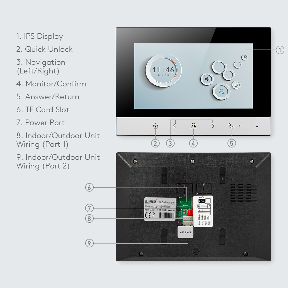 Tuya Smart WIFI Innenmonitor 7 – Smart Home Video Bewertung und Preis
