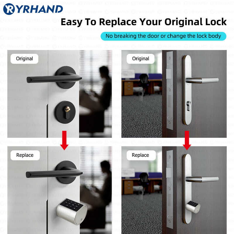 Intelligentes zylindrisches Eu – Smart Home Door Lock Bewertung und Preis