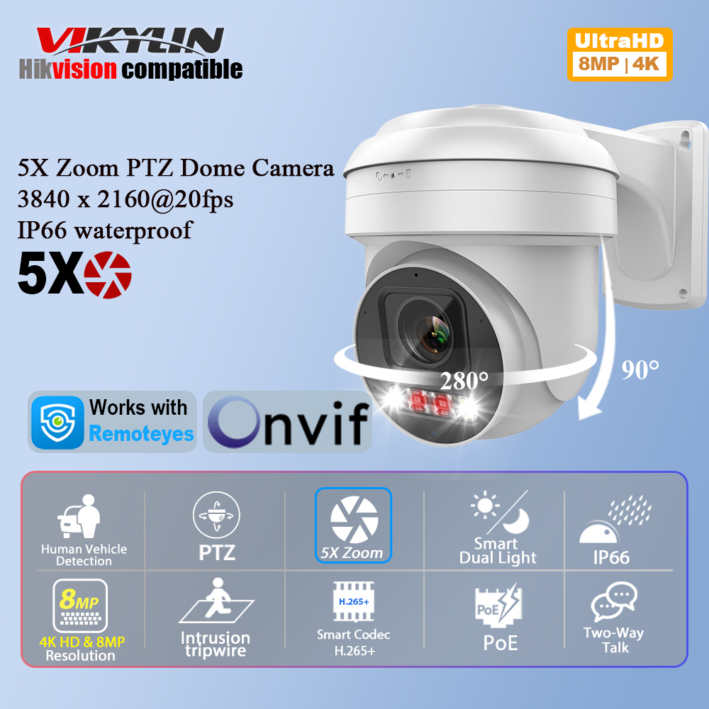 Vikylin 8MP IP-Sicherheitskame – Smart Home Microsoft Bewertung und Preis
